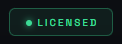 ป้ายสถานะ LICENSED